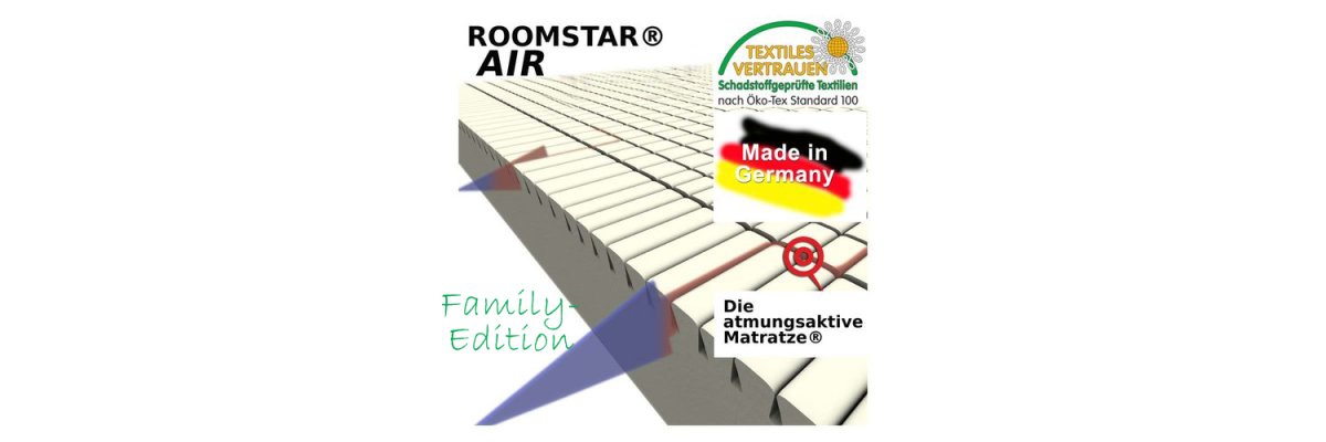 NEU: ROOMSTAR AIR Matratze FAMILY-EDITION - NEU: ROOMSTAR AIR Matratze FAMILY-EDITION