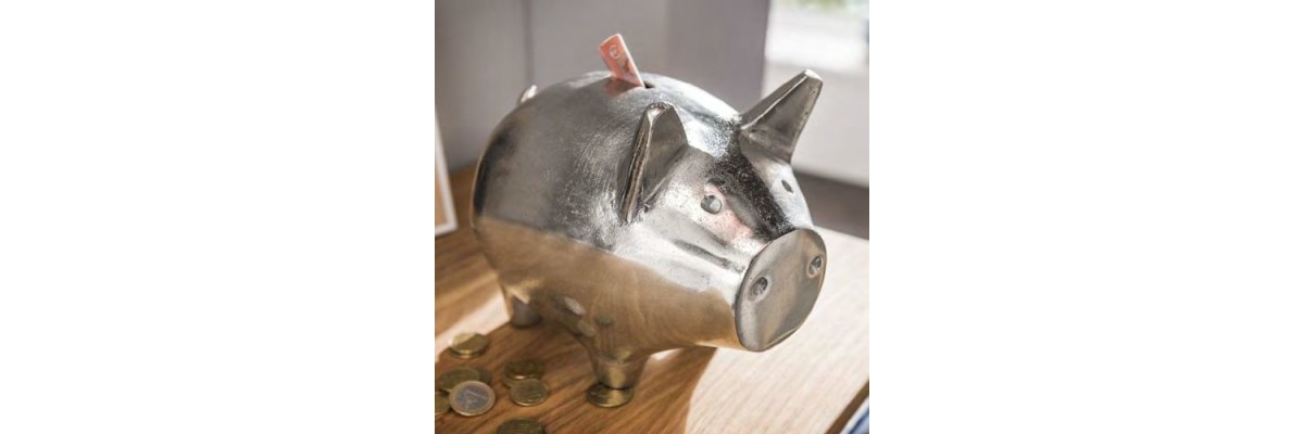 Neuheit:  XL SPARSCHWEIN PIG aus Aluminium - Neuheit:  XL SPARSCHWEIN PIG aus Aluminium