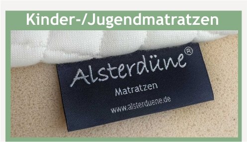 Kinder und Jugendmatratzen und Babymatratzen Ökotex-100 Klasse 1 zertifiziert