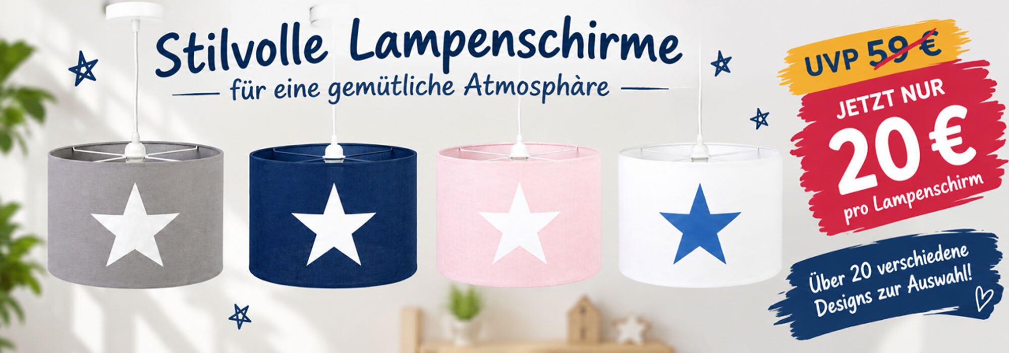 Kinderzimmerbeleuchtung Angebote Lampenschirme