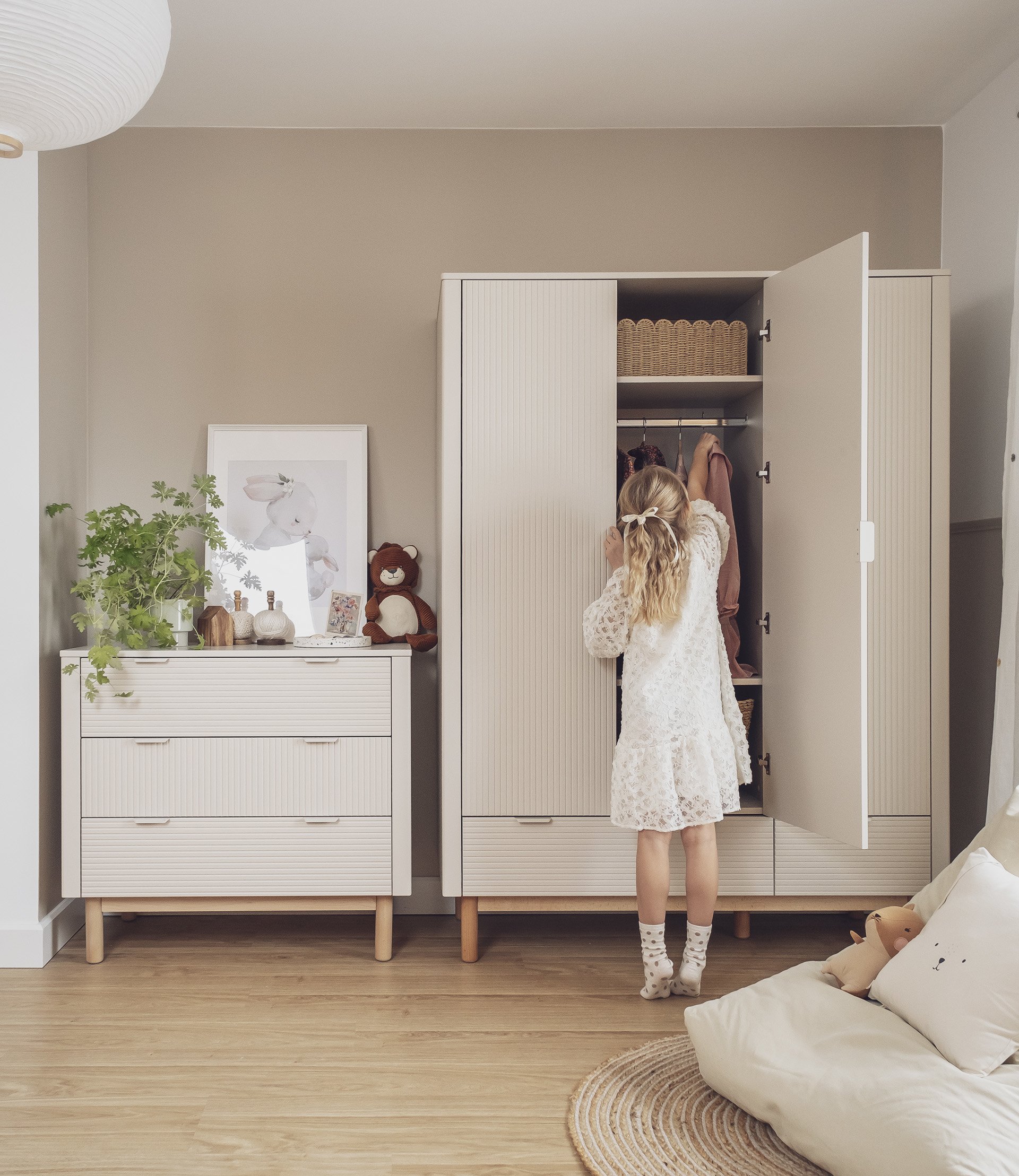 Babymöbel und Kindermöbel Serie SYDNEY in weiss oder latte