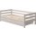 FLEXA Classic Tagesbett 90x200cm mit 2 Schubladen, grau lasiert