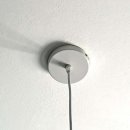 ROOMSTAR hanging lamp with star white pastel-turquoise, diameter 35 cm