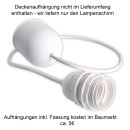 Lampenschirm ROOMSTAR hellblau mit Stern weiss, Diameter...