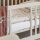 Babybett Gitterbett ROOM:IN, Champagner/Naturholz, 140x70cm, umbaubar