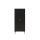 Schmaler Kleiderschrank FLORIS für kleine Räume, 2-türig, schwarz, Breite 80cm
