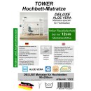 DELUXE Hochbettmatratze TOWER, nur 12cm Höhe...