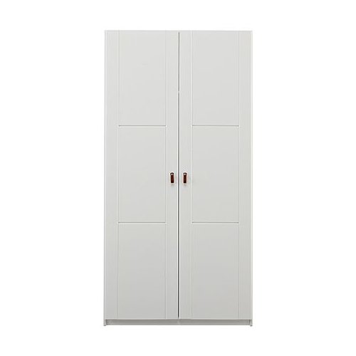 Lifetime Kleiderschrank, B: 100 cm mit 2 Türen, weiß lackiert