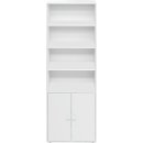 FLEXA Roomie Maxi Bücherregal mit 2 Türen weiß