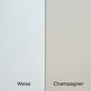 Bücherregal SYDNEY, Champagner oder Weiss, Holz natur, BxH: 120x90cm, Tiefe 40cm