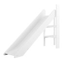 Lifetime Hochbett 128cm  mit Treppe und Deluxe Rollboden weiß, 49251-10