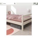 FLEXA CLASSIC Basisbett 140x200cm, weiss oder grau lasiert