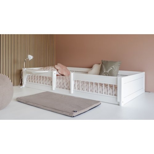 LIFETIME MONTESSORI-BETT, Deluxe Lattenrost, weiss, 120x200cm