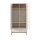 Kleiderschrank 2-türig ROOM:IN, Champagner/Natur, Höhe: 200cm, Breite: 100cm