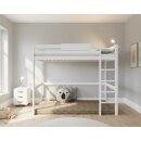LIFETIME® Hochbett Elements, weiss, Höhe 177cm, Massivholz