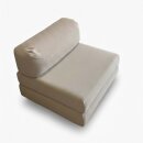 Modularer Sessel LOUNGER, Schlaffunktion, Cordstoff in 8...