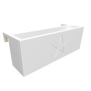 ROOMSTAR shelf for high beds, white, 50cm