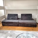Multifunktionales Spiel- und Schlafsofa, 140x60cm, Cordbezug, 2 Farben