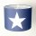 Lampenschirm ROOMSTAR blau mit Stern weiss, Diameter 35cm