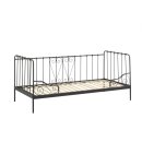 Metallbett ALICE 90x200cm, Metall, Farbe Weiss oder Schwarz