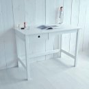 Kompakter Schreibtisch ROOMSTAR II, weiß, für kleine Räume, 100cm
