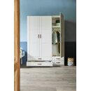 Lifetime Schrank 150cm mit 3 Türen und 4 Schubladen...