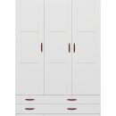Lifetime Schrank 150cm mit 3 Türen und 4 Schubladen...