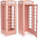 Bücherregal Telefonzelle, Pink, Höhe 225cm