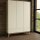 Kleiderschrank 3-türig ROOM:IN, Champagner/Natur, Höhe: 200cm, Breite: 150cm