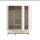 Kleiderschrank 3-türig ROOM:IN, Champagner/Natur, Höhe: 200cm, Breite: 150cm