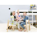 Kids chair ROOMSTAR, white, 2 integrated drawers