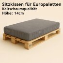 Matratze für Europaletten, Kaltschaum, Cordbezug,...
