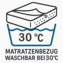 Matratze für Europaletten, Kaltschaum, Cordbezug, 120x80x14cm