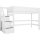 Lifetime Hochbett 152cm  mit Treppe und Deluxe Rollboden weiß, 49191-10