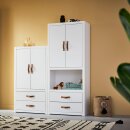 Lifetime Regal 1 Boden weiß lackiert