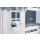 Kopie von FLEXA Classic Einzelbett mit ganzem Baumhaus Aufsatz und Leiter grau lasiert/weiß