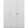 Lifetime Kleiderschrank, Breite 150cm, weiß lackiert, 97005-10