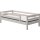FLEXA Classic Bett 90x200cm mit 3/4 Absturzsicherung grau lasiert, 90-10122-3-01