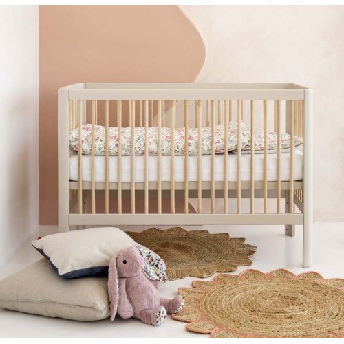 Babybett CLASSIC, 100% Buche Massivholz, 120x60cm, 4 Farben