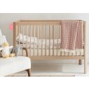 Babybett JUNIS-NATUR, 100% Buche Massivholz, 120x60cm