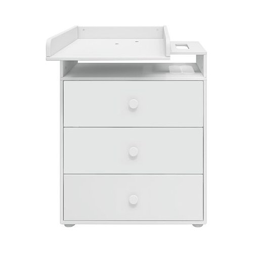 FLEXA Roomie Wickeltisch mit 3 Schubladen weiß