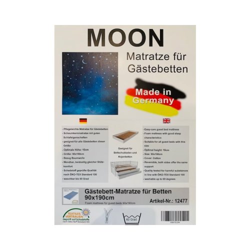 ich bestelle gleich die Ökotex-zertifizierte Matratze MOON mit